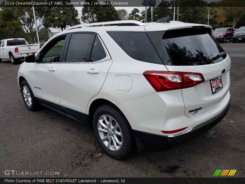 Summit White / Jet Black/Cinnamon 2019 Chevrolet Equinox LT AWD