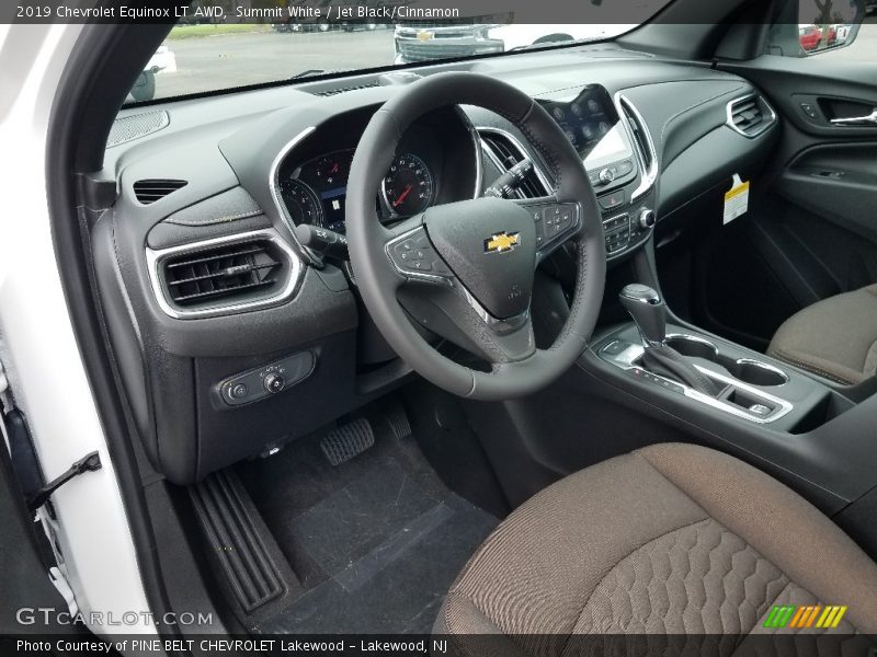 Summit White / Jet Black/Cinnamon 2019 Chevrolet Equinox LT AWD
