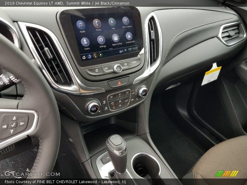 Summit White / Jet Black/Cinnamon 2019 Chevrolet Equinox LT AWD