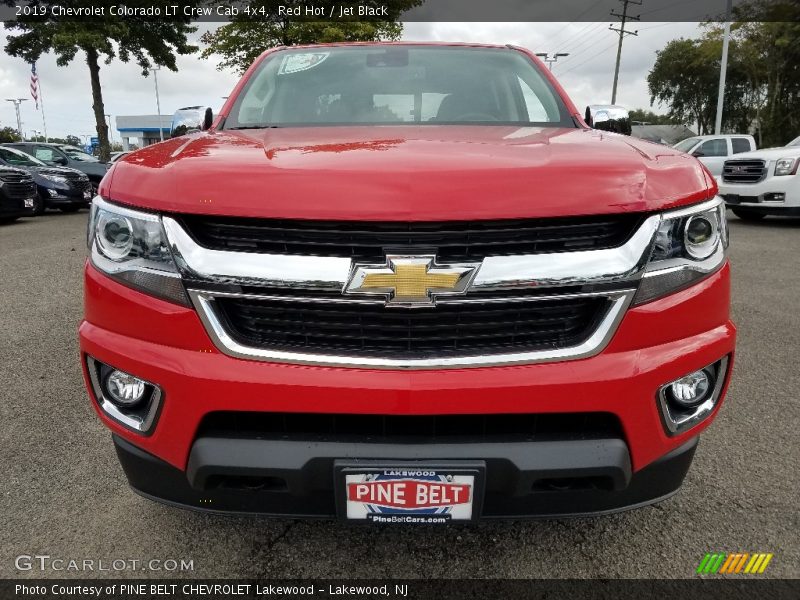 Red Hot / Jet Black 2019 Chevrolet Colorado LT Crew Cab 4x4