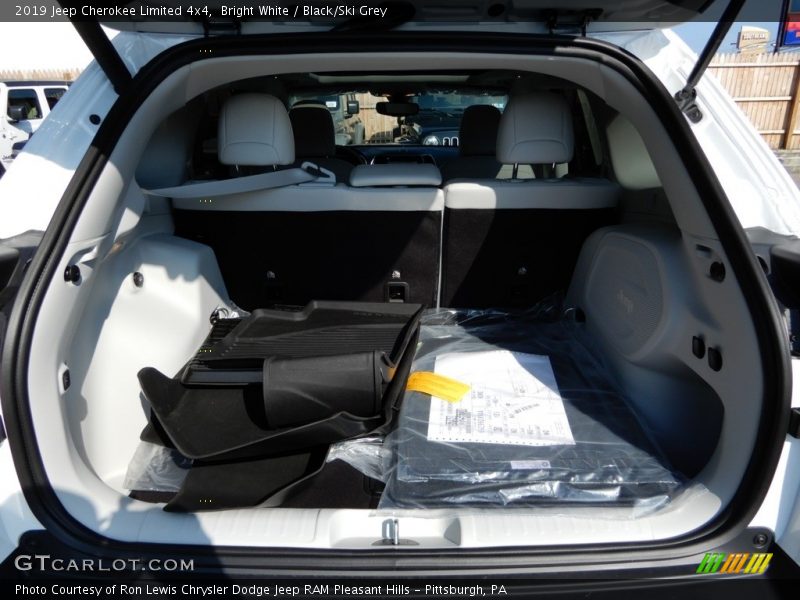 Bright White / Black/Ski Grey 2019 Jeep Cherokee Limited 4x4
