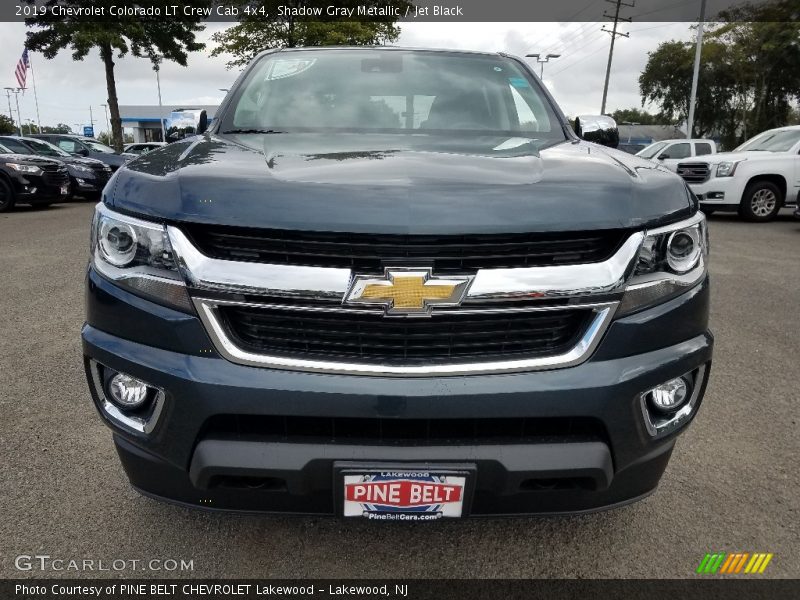 Shadow Gray Metallic / Jet Black 2019 Chevrolet Colorado LT Crew Cab 4x4