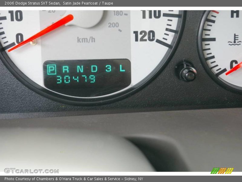 Satin Jade Pearlcoat / Taupe 2006 Dodge Stratus SXT Sedan