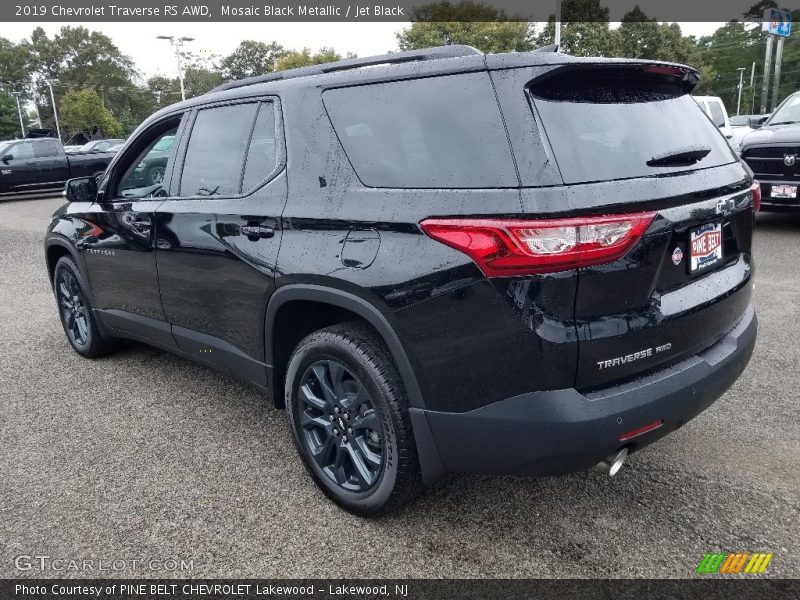 Mosaic Black Metallic / Jet Black 2019 Chevrolet Traverse RS AWD