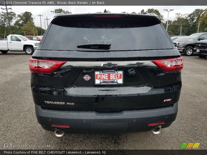Mosaic Black Metallic / Jet Black 2019 Chevrolet Traverse RS AWD