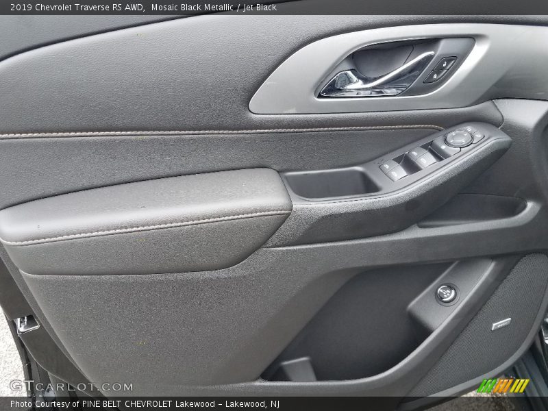 Mosaic Black Metallic / Jet Black 2019 Chevrolet Traverse RS AWD