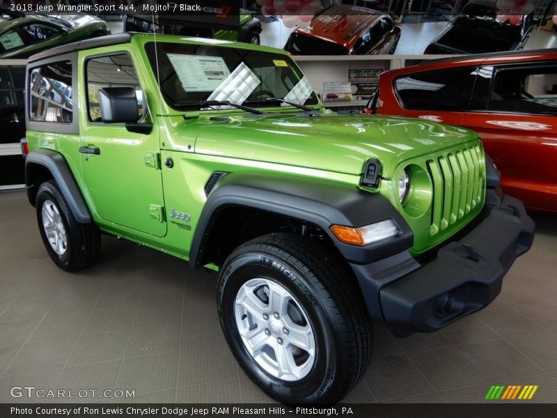 Front 3/4 View of 2018 Wrangler Sport 4x4