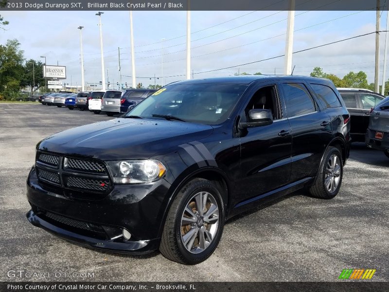 Brilliant Black Crystal Pearl / Black 2013 Dodge Durango SXT