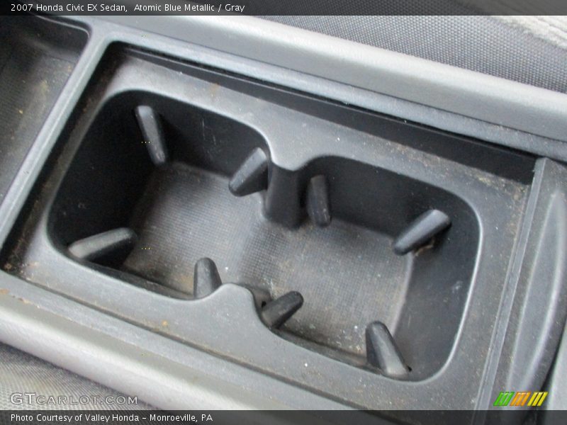Atomic Blue Metallic / Gray 2007 Honda Civic EX Sedan