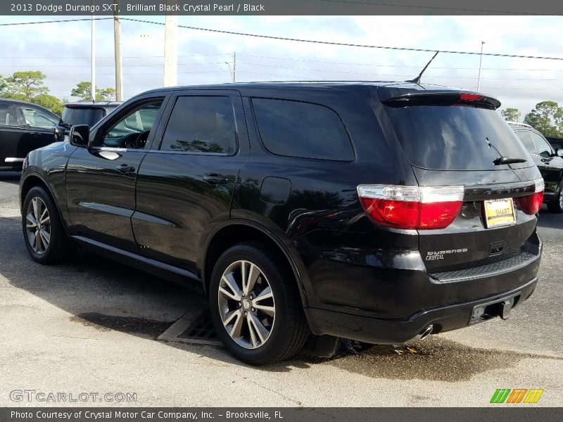 Brilliant Black Crystal Pearl / Black 2013 Dodge Durango SXT