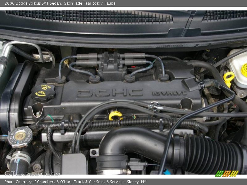 Satin Jade Pearlcoat / Taupe 2006 Dodge Stratus SXT Sedan