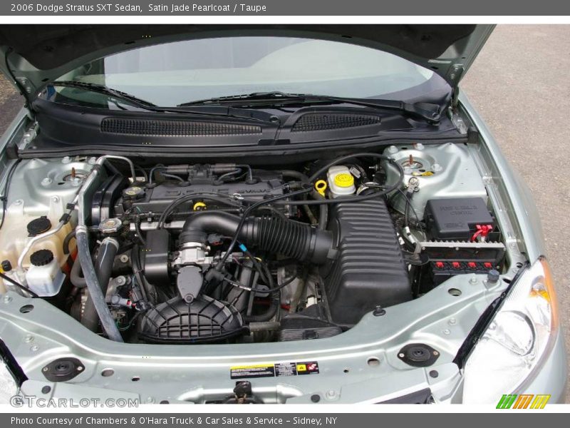 Satin Jade Pearlcoat / Taupe 2006 Dodge Stratus SXT Sedan