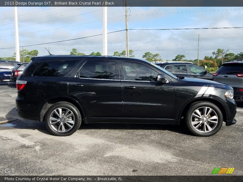 Brilliant Black Crystal Pearl / Black 2013 Dodge Durango SXT