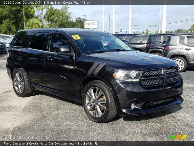 Brilliant Black Crystal Pearl / Black 2013 Dodge Durango SXT
