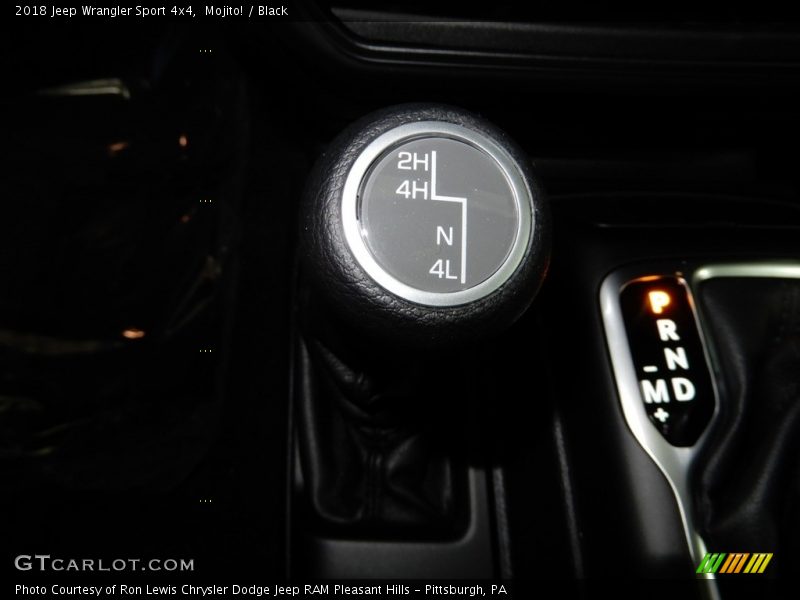  2018 Wrangler Sport 4x4 8 Speed Automatic Shifter