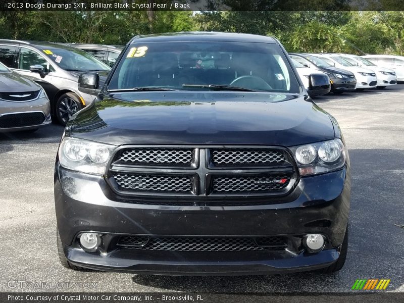 Brilliant Black Crystal Pearl / Black 2013 Dodge Durango SXT