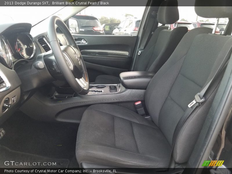 Brilliant Black Crystal Pearl / Black 2013 Dodge Durango SXT