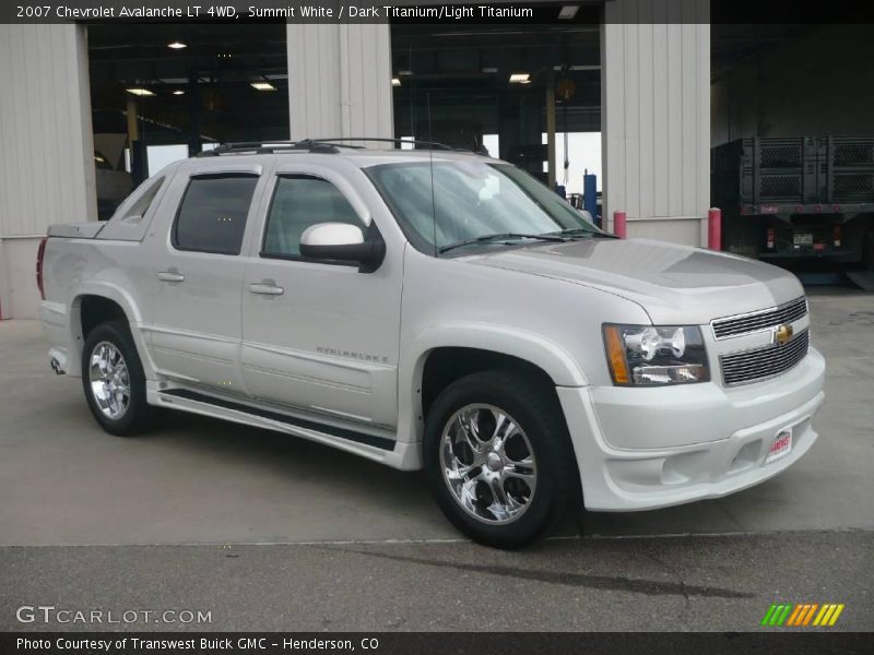 Summit White / Dark Titanium/Light Titanium 2007 Chevrolet Avalanche LT 4WD