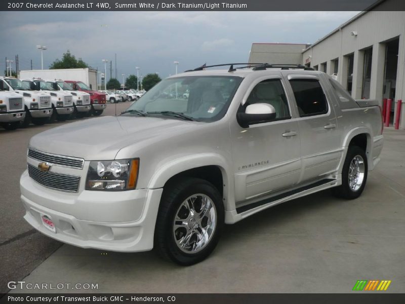 Summit White / Dark Titanium/Light Titanium 2007 Chevrolet Avalanche LT 4WD