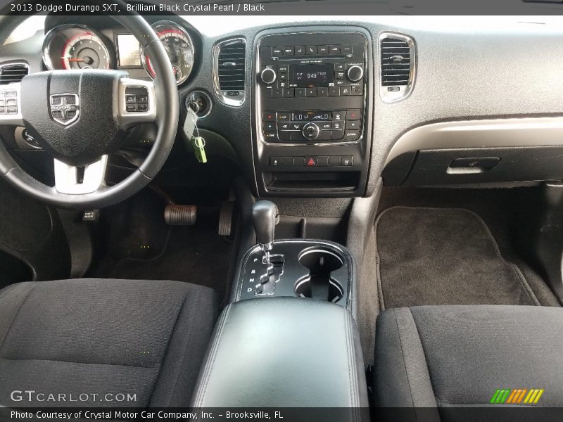 Brilliant Black Crystal Pearl / Black 2013 Dodge Durango SXT