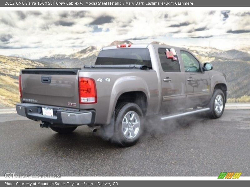 Mocha Steel Metallic / Very Dark Cashmere/Light Cashmere 2013 GMC Sierra 1500 SLT Crew Cab 4x4