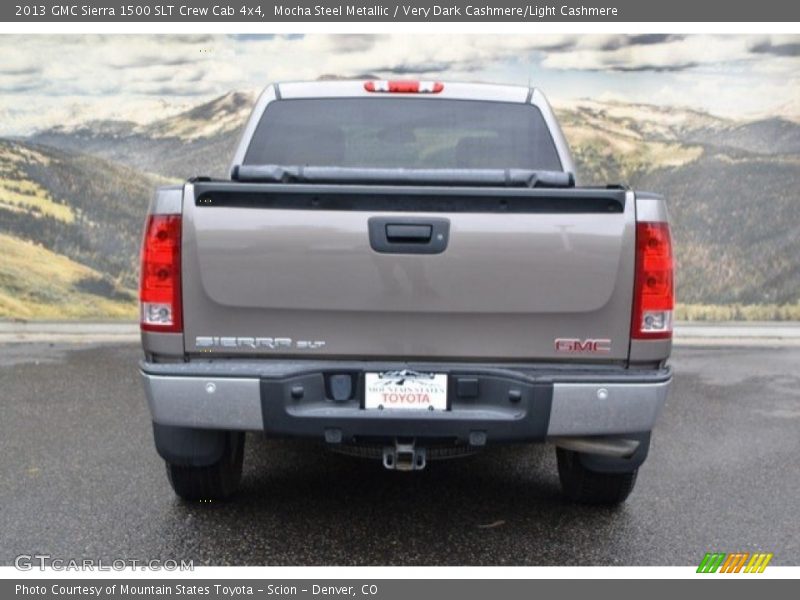Mocha Steel Metallic / Very Dark Cashmere/Light Cashmere 2013 GMC Sierra 1500 SLT Crew Cab 4x4
