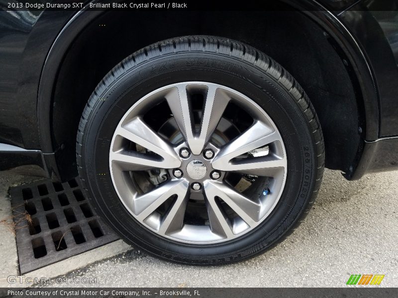 Brilliant Black Crystal Pearl / Black 2013 Dodge Durango SXT