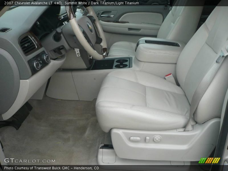 Summit White / Dark Titanium/Light Titanium 2007 Chevrolet Avalanche LT 4WD