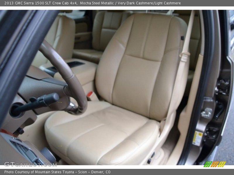 Mocha Steel Metallic / Very Dark Cashmere/Light Cashmere 2013 GMC Sierra 1500 SLT Crew Cab 4x4