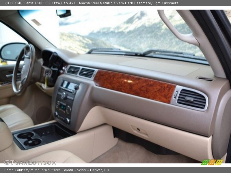 Mocha Steel Metallic / Very Dark Cashmere/Light Cashmere 2013 GMC Sierra 1500 SLT Crew Cab 4x4
