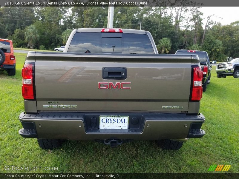 Bronze Alloy Metallic / Cocoa/Dune 2015 GMC Sierra 1500 Denali Crew Cab 4x4