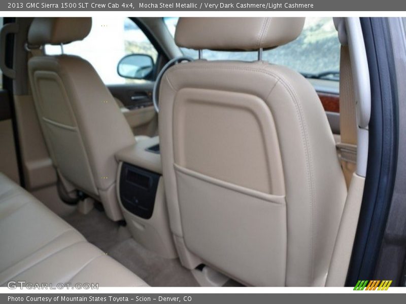 Mocha Steel Metallic / Very Dark Cashmere/Light Cashmere 2013 GMC Sierra 1500 SLT Crew Cab 4x4