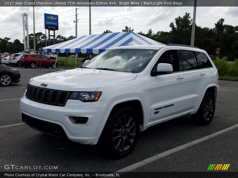 Bright White / Black/Light Frost Beige 2017 Jeep Grand Cherokee Limited 75th Annivesary Edition 4x4