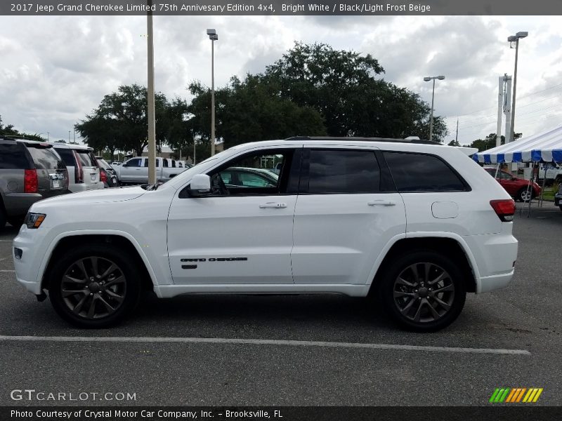 Bright White / Black/Light Frost Beige 2017 Jeep Grand Cherokee Limited 75th Annivesary Edition 4x4