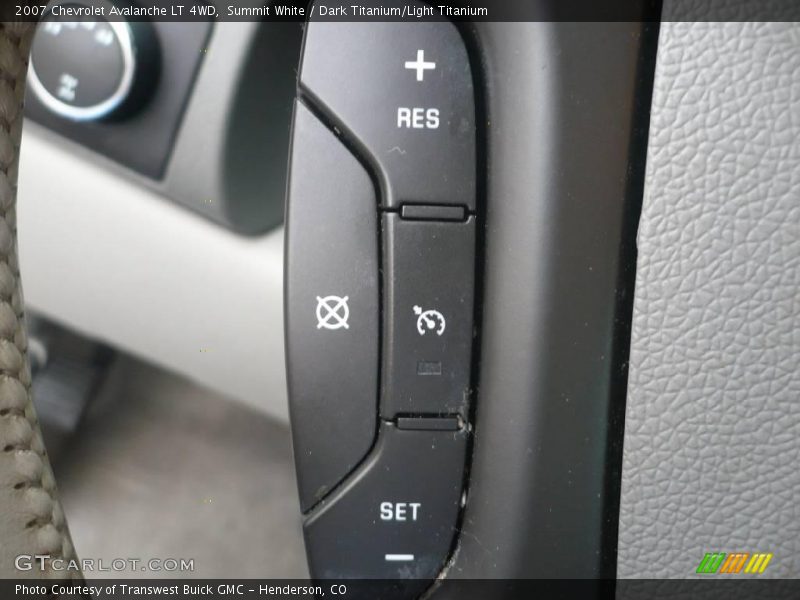 Summit White / Dark Titanium/Light Titanium 2007 Chevrolet Avalanche LT 4WD