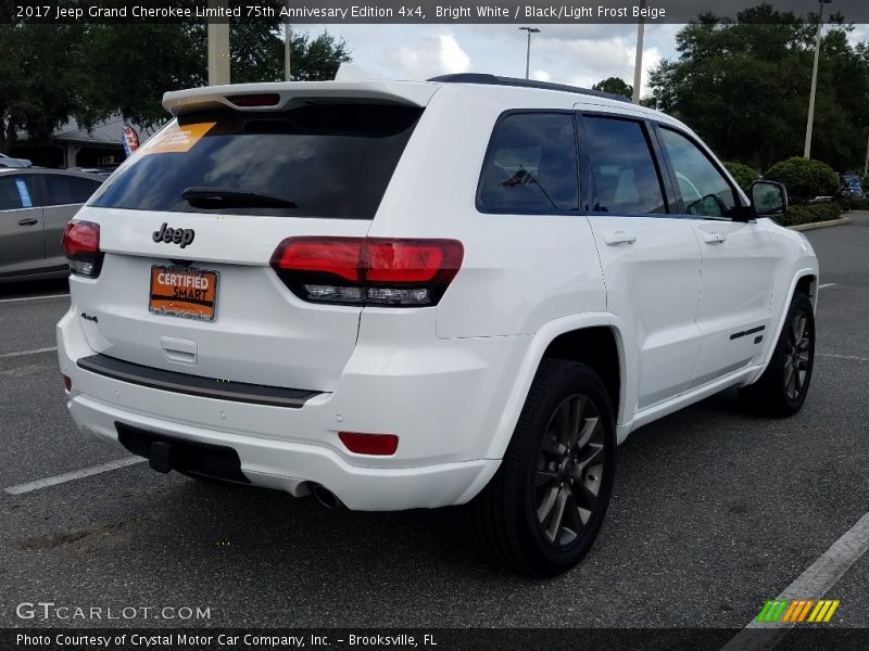 Bright White / Black/Light Frost Beige 2017 Jeep Grand Cherokee Limited 75th Annivesary Edition 4x4