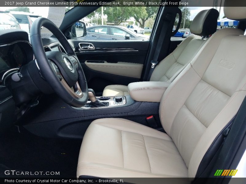 Bright White / Black/Light Frost Beige 2017 Jeep Grand Cherokee Limited 75th Annivesary Edition 4x4