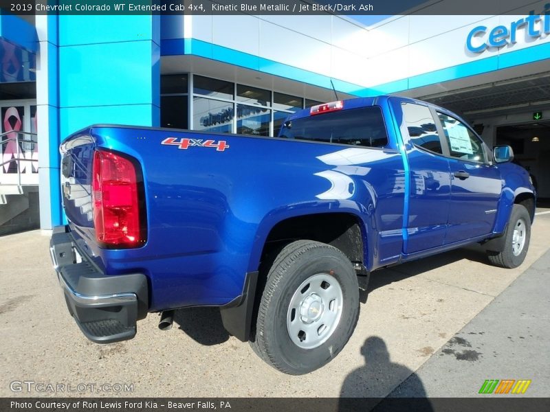 Kinetic Blue Metallic / Jet Black/Dark Ash 2019 Chevrolet Colorado WT Extended Cab 4x4