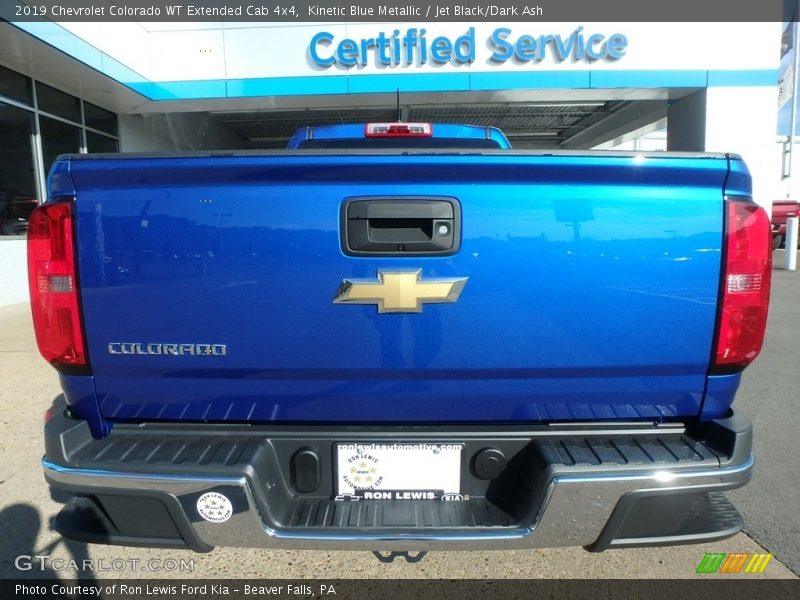 Kinetic Blue Metallic / Jet Black/Dark Ash 2019 Chevrolet Colorado WT Extended Cab 4x4