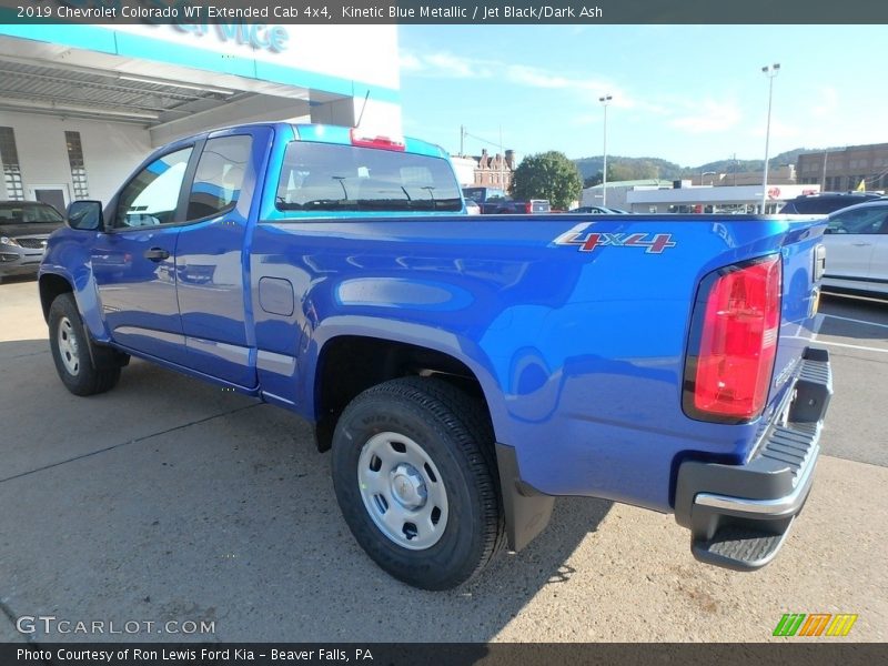 Kinetic Blue Metallic / Jet Black/Dark Ash 2019 Chevrolet Colorado WT Extended Cab 4x4