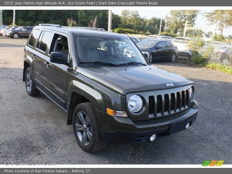 Eco Green Pearl / Dark Slate Gray/Light Pebble Beige 2015 Jeep Patriot High Altitude 4x4