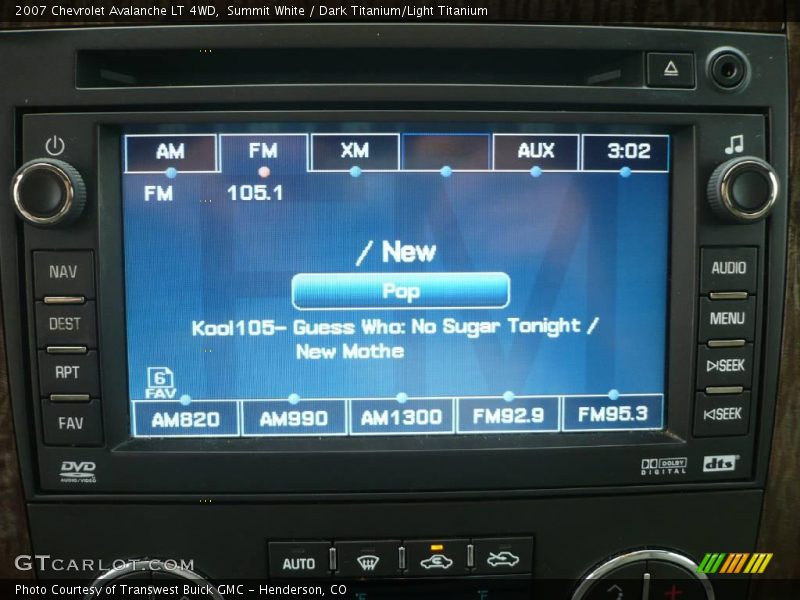 Summit White / Dark Titanium/Light Titanium 2007 Chevrolet Avalanche LT 4WD