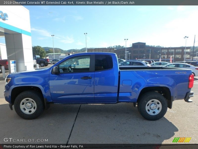 Kinetic Blue Metallic / Jet Black/Dark Ash 2019 Chevrolet Colorado WT Extended Cab 4x4