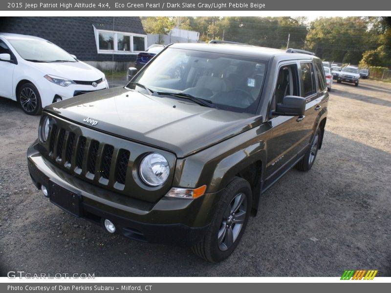 Eco Green Pearl / Dark Slate Gray/Light Pebble Beige 2015 Jeep Patriot High Altitude 4x4
