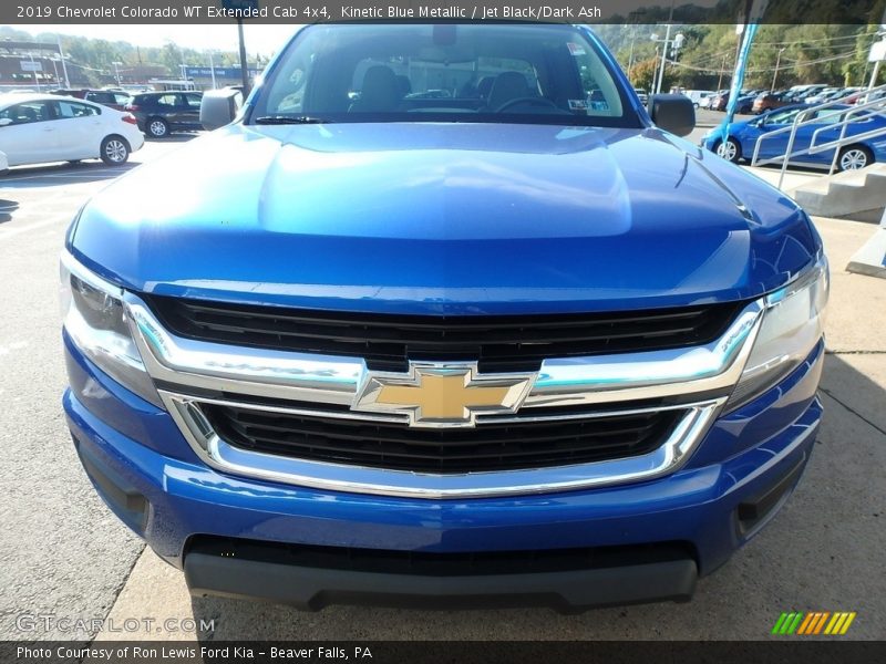 Kinetic Blue Metallic / Jet Black/Dark Ash 2019 Chevrolet Colorado WT Extended Cab 4x4