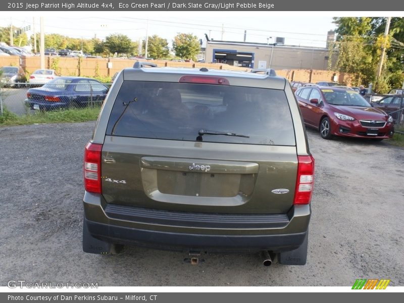 Eco Green Pearl / Dark Slate Gray/Light Pebble Beige 2015 Jeep Patriot High Altitude 4x4