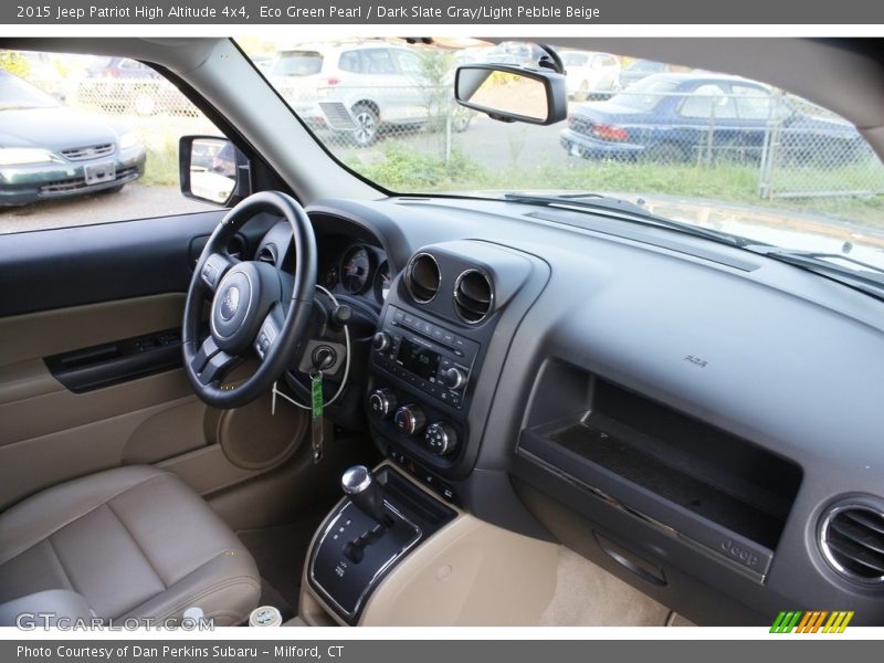 Eco Green Pearl / Dark Slate Gray/Light Pebble Beige 2015 Jeep Patriot High Altitude 4x4