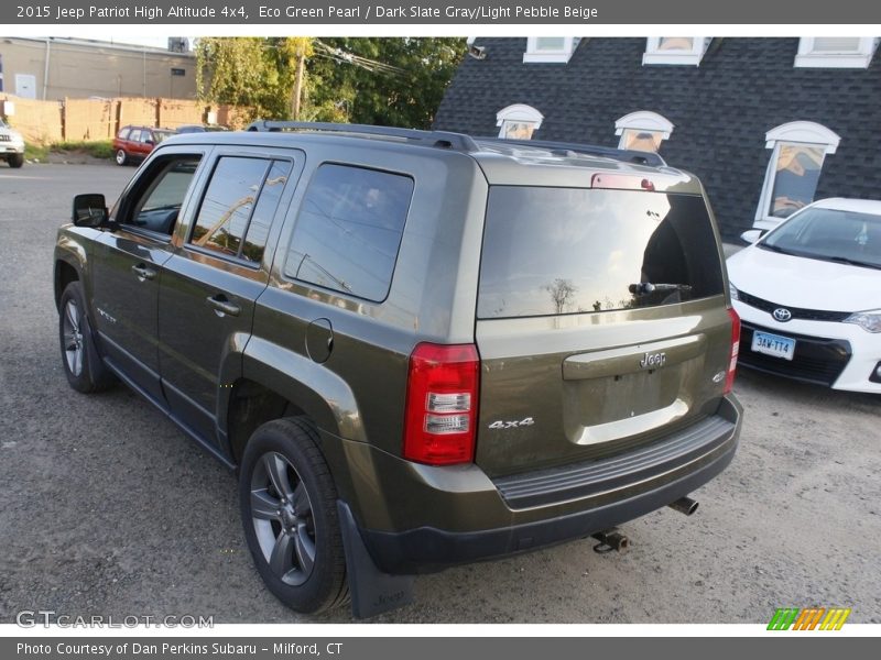 Eco Green Pearl / Dark Slate Gray/Light Pebble Beige 2015 Jeep Patriot High Altitude 4x4