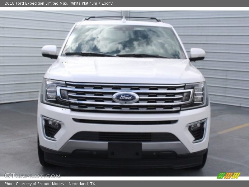 White Platinum / Ebony 2018 Ford Expedition Limited Max