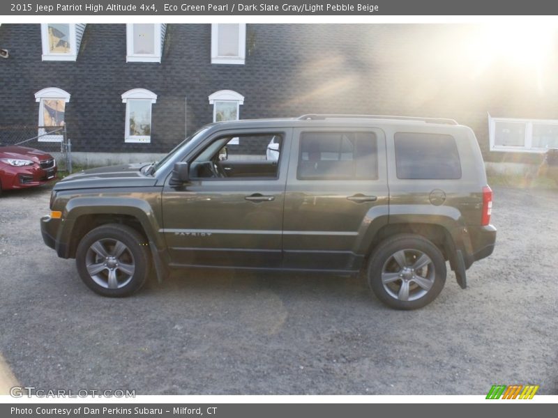 Eco Green Pearl / Dark Slate Gray/Light Pebble Beige 2015 Jeep Patriot High Altitude 4x4
